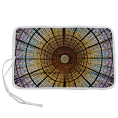 Barcelona Stained Glass Window Pen Storage Case (s) by Amaryn4rt