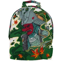 Armor Japan Maple Leaves Samurai Mini Full Print Backpack by Amaryn4rt