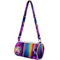 Purple Drawing Digital Art Mini Cylinder Bag View1