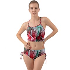 Abstract Pattern Art Colorful Mini Tank Bikini Set by Amaryn4rt