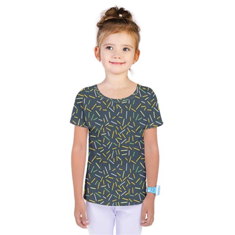 Abstract Pattern Sprinkles Kids  One Piece Tee by Amaryn4rt