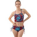 Fractal Pattern Background Mini Tank Bikini Set View1