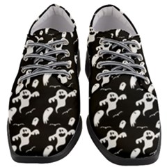 Halloween Background Ghost Pattern Women Heeled Oxford Shoes by Amaryn4rt