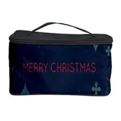 Merry Christmas Holiday Pattern  Cosmetic Storage by artworkshop