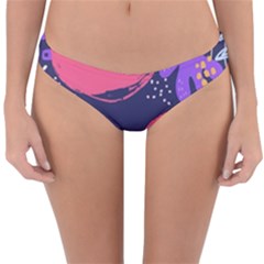 Illustration Abstract Background Shape Reversible Hipster Bikini Bottoms