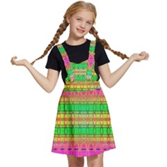 Peace And Love Kids  Apron Dress by Thespacecampers