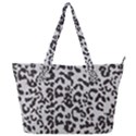 Grey And Black Jaguar Dots Full Print Shoulder Bag View1