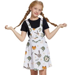 Rabbit, Lions And Nuts  Kids  Apron Dress by ConteMonfrey