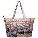 Black Several Boats - Colorful Italy  Full Print Shoulder Bag View2