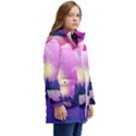 Landscape Illustration Illustrator Kid s Hooded Longline Puffer Jacket View2