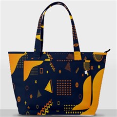 Abstract-geometric Back Pocket Shoulder Bag  by nateshop