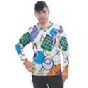 Abstract Pattern Men s Pique Long Sleeve Tee View1