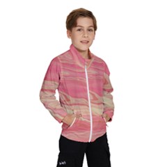 Illustration Graphic Pattern Texrure Pink Maeble Kids  Windbreaker by Wegoenart