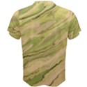 Green Pattern Texture Marble Men s Cotton Tee View2