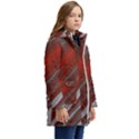 Illustration Colored Pattern Bokeh Blurred Blur Kid s Hooded Longline Puffer Jacket View2