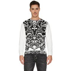 Im Fourth Dimension Black White 35 Men s Fleece Sweatshirt by imanmulyana