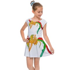 Im Fourth Dimension Colour 47 Kids  Cap Sleeve Dress by imanmulyana