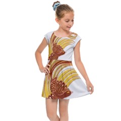 Im Fourth Dimension Colour 50 Kids  Cap Sleeve Dress by imanmulyana