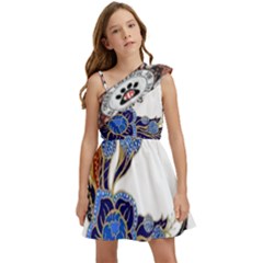 Im Fourth Dimension Colour 58 Kids  One Shoulder Party Dress by imanmulyana