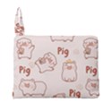 Pig Cartoon Background Pattern Premium Foldable Grocery Recycle Bag View4