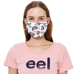 Illustration Watermelon Fruit Sweet Slicee Cloth Face Mask (adult) by Sudhe