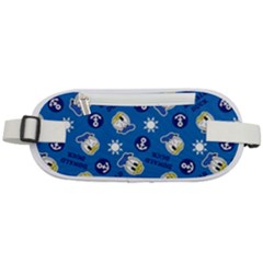 Illustration Duck Cartoon Background Rounded Waist Pouch by Sudhe