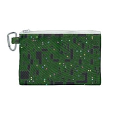 Board Conductors Circuits Canvas Cosmetic Bag (medium) by Jancukart