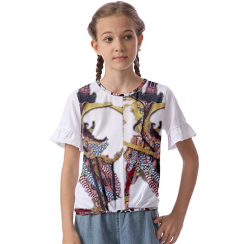 Im Fourth Dimension Abimanyu Kids  Cuff Sleeve Scrunch Bottom Tee by imanmulyana