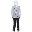 IM Fourth Dimension Black White 66 Men s Front Pocket Pullover Windbreaker View2