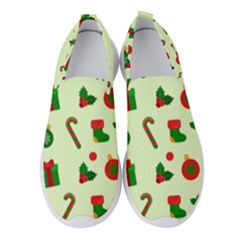 Illustration Festive Background Holiday Background Women s Slip On Sneakers by Amaryn4rt