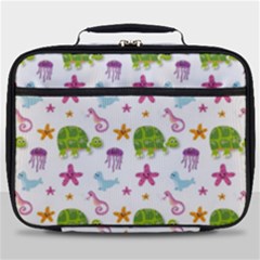 Turtles Animals Sea Life Full Print Lunch Bag by Amaryn4rt