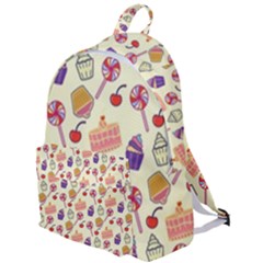 Food Illustration Cupcake Pattern Lollipop The Plain Backpack by Amaryn4rt