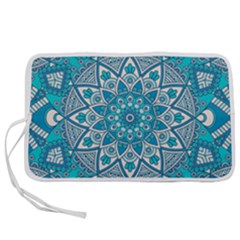 Mandala Blue Pen Storage Case (s) by zappwaits