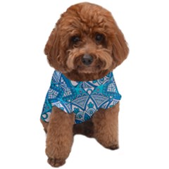 Mandala Blue Dog T-shirt by zappwaits