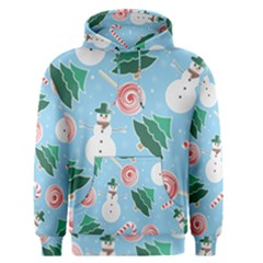 Christmas Sweets Snowman Background Men s Core Hoodie by danenraven