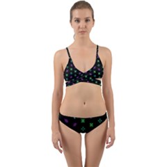 Pattern Background Bright Pattern Wrap Around Bikini Set by danenraven