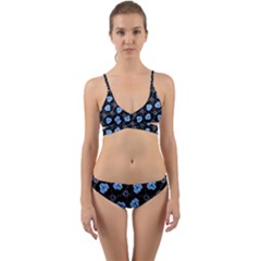 Illustration Pattern Design Home Wrap Around Bikini Set by danenraven