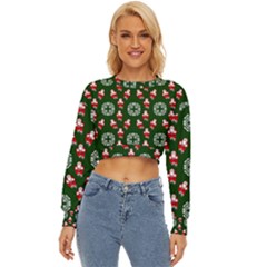 Xmas Christmas Background Lightweight Long Sleeve Sweatshirt by danenraven