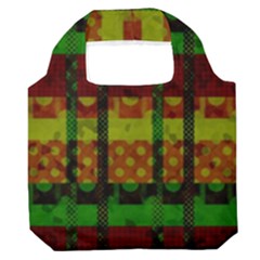 Illustration Background Pattern Texture Design Premium Foldable Grocery Recycle Bag by danenraven