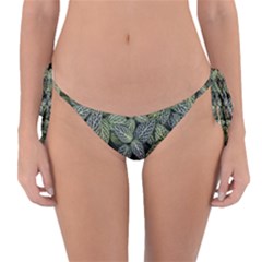 Leaves Foliage Botany Plant Reversible Bikini Bottom by Ravend