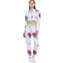 Ice Cream Popsicles Wallpaper Cropped Zip Up Lounge Set View1