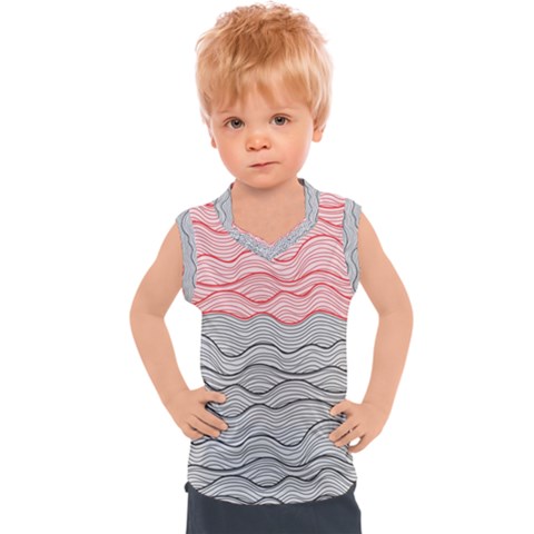 Creation Painting Fantasy Texture Kids  Sport Tank Top by Ravend