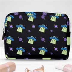 Illustration Cosmos Cosmo Rocket Spaceship -ufo Make Up Pouch (medium) by danenraven