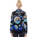 Illustration Tech Galaxy Robot Bot Science Womens Long Sleeve Shirt View2