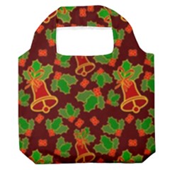 Illustration Xmas Christmas Pattern Premium Foldable Grocery Recycle Bag by danenraven