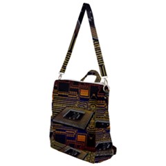 Processor-cpu-board-circuits Crossbody Backpack by Jancukart