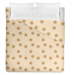 Gingerbread Star Duvet Cover Double Side (queen Size) by artworkshop