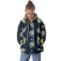 Vintage Vegetables Zucchini  Kids  Oversized Hoodie View1