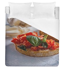 Beautiful Bruschetta - Italian Food Duvet Cover (queen Size) by ConteMonfrey