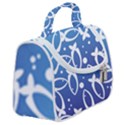 Blue Fish Water Aquarium Satchel Handbag View2